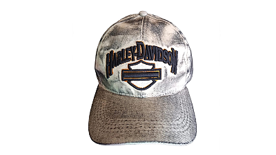 Boné Harley-Davidson Jeans Destroyed Bordado