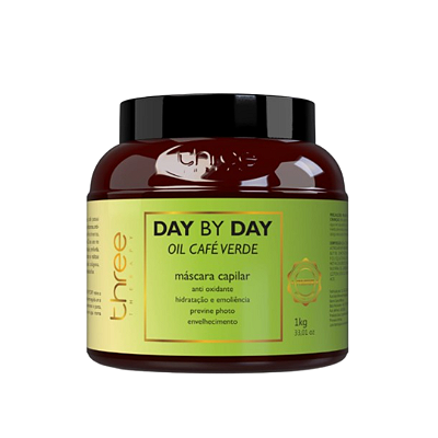 Máscara Hidratação Pantovin Day By Day Oil Cafe Verde 500g