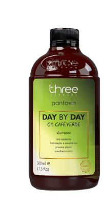 Shampoo Pantovin Day By Day Oil Café Verde 500ml