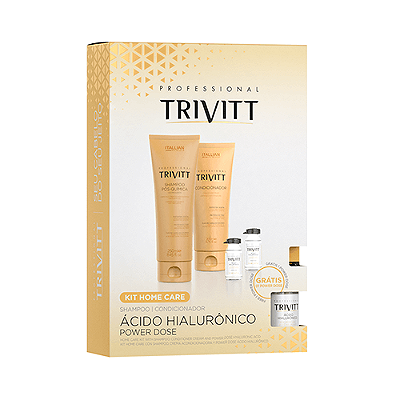 Home Care Trivitt com Power Dose Ácido Hialurônico - 4 ítens