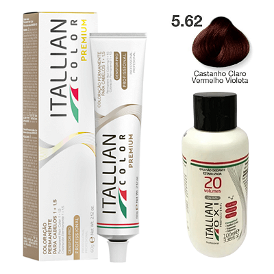 Tinta Itallian Color Profissional 60g - Tons Vermelhos