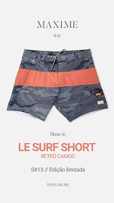 LE SURF SHORT RETRÔ CAMO
