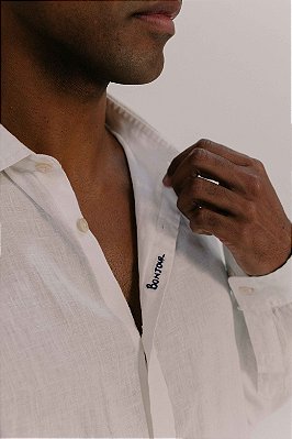 CAMISA LINHO BONJOUR BLANC