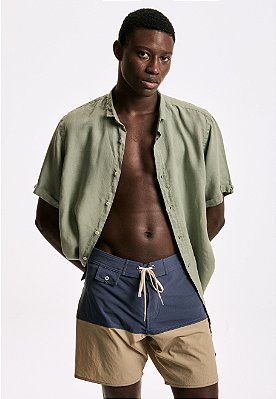 LE SURF SHORT HIGH TIDE NAVY KAKHI