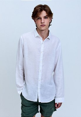 Camisa LInho Branco #1