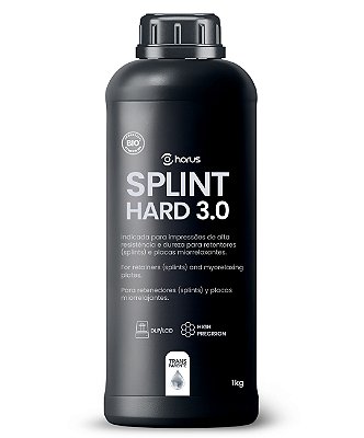 Resina 3D Horus Splint Hard 3.0 - DLP e LCD
