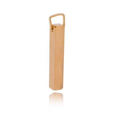 PINGENTE MASCULINO FOLHEADO A OURO 18K LISO