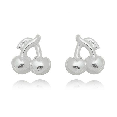 BRINCO CEREJA DE PRATA