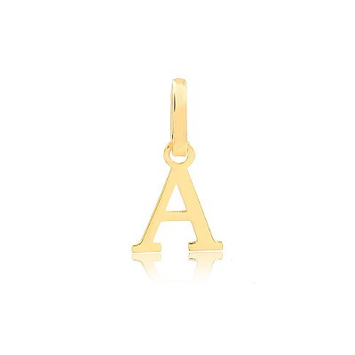 PINGENTE DE OURO 18K LETRA A AU40/1/00