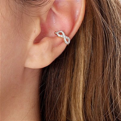 PIERCING INFINITO CRAVEJADO