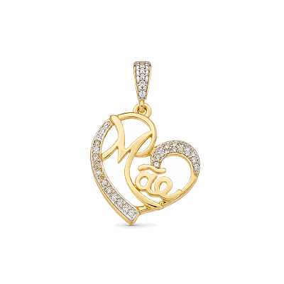 Pingente Mãe folheado a ouro 18k