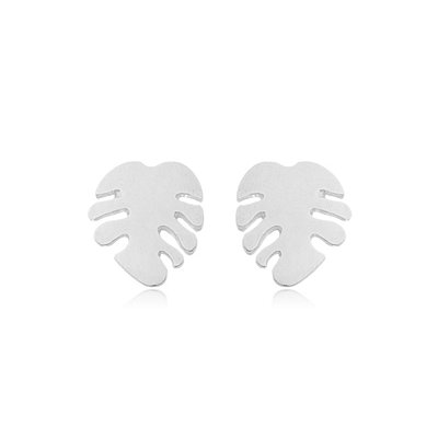 BRINCO FOLHA DE PRATA 925