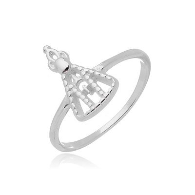 ANEL NOSSA SENHORA APARECIDA PRATA 925