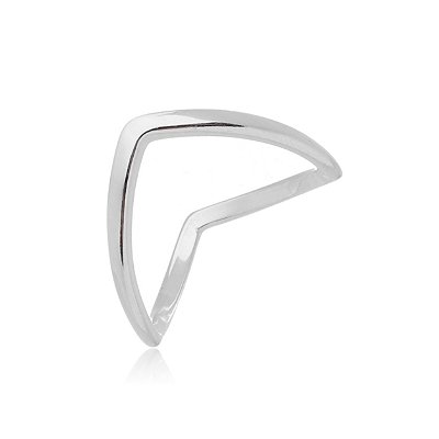 ANEL ANGULAR DOBRADO PRATA 925