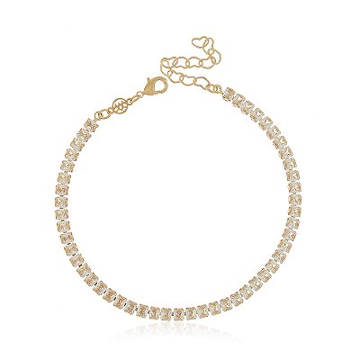 Pulseira Riviera folheada a ouro 18k