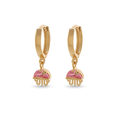 Argola infantil folheada a ouro 18k