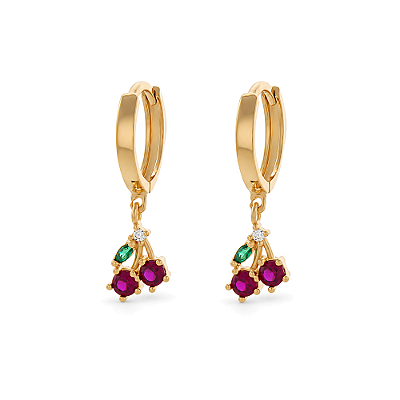 Argola infantil folheada a ouro 18k