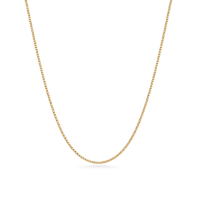Corrente Veneziana folheada a ouro 18k 70cm