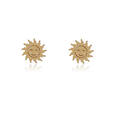 Brinco folheado a ouro 18k