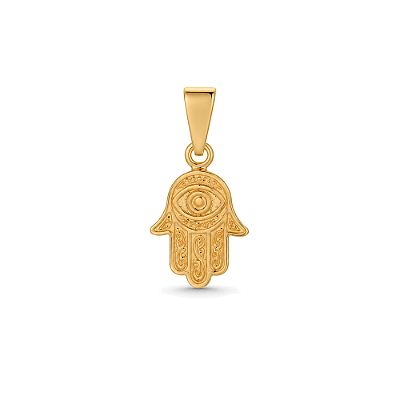 Pingente folheado a ouro 18k