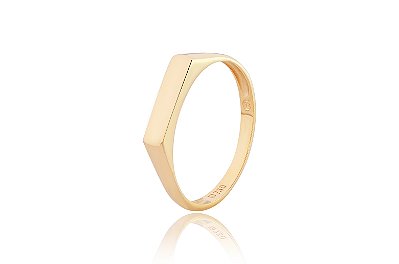 Anel liso em ouro 18K AU21/9/60