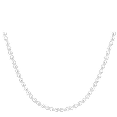 GARGANTILHA DE PÉROLAS 4.5MM OURO 18K AU74/4/50