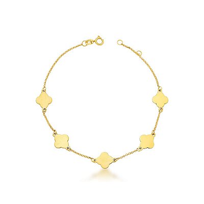 PULSEIRA TREVO OURO 18K AU91/14/70