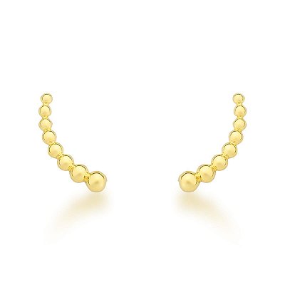 BRINCO EAR CUFF BOLA OURO 18K AU91/7/40