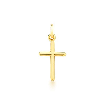 PINGENTE CRUZ LISA OURO 18K AU91/2/00