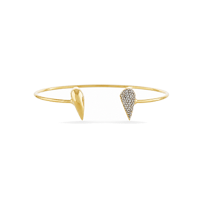 Bracelete folheado a ouro 18k