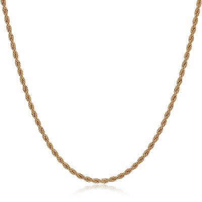 Corrente folheada a ouro 18k 60cm