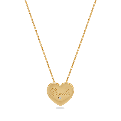 Gargantilha Dinda folheada a ouro 18k