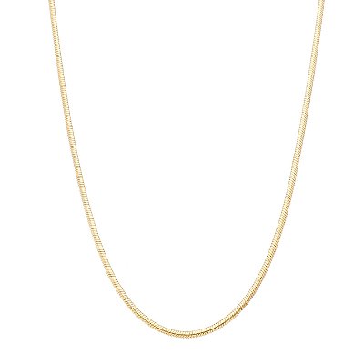 Corrente folheada a ouro 18k 45cm