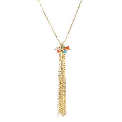 Gargantilha folheada a ouro 18k