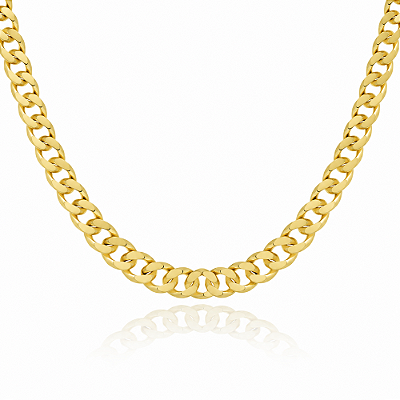 Corrente infantil folheada a ouro 18k 40cm