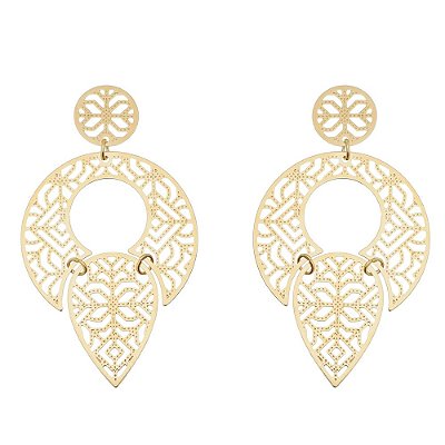 Brinco folheado a ouro 18k