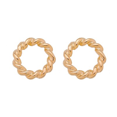 Brinco folheado a ouro 18k