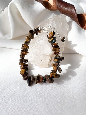 Pulseira Aurora Olho de Tigre e Prata 925