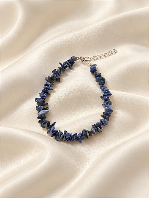 Pulseira Aurora Sodalita Prata 925