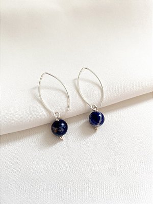 Brinco Sodalita Prata 925