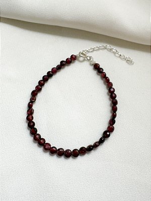 Pulseira Granada Moeda Prata 925