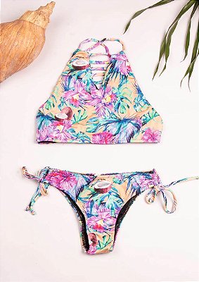 Biquíni boardsport floral relax