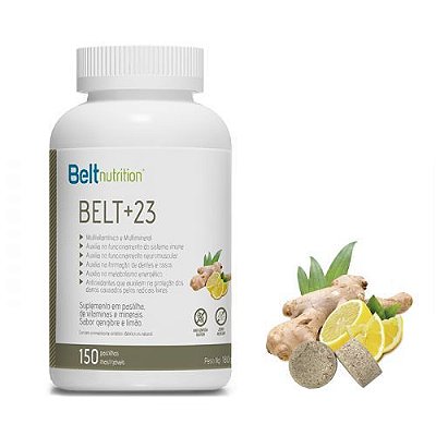 BELT +23 SABOR GENGIBRE COM LIMAO C/150 CPR MAST - BELT NUTRITION