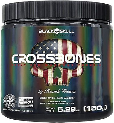 CROSSBONES AGGRESSIVE GREEN APLEE C/150G - BLACK SKULL
