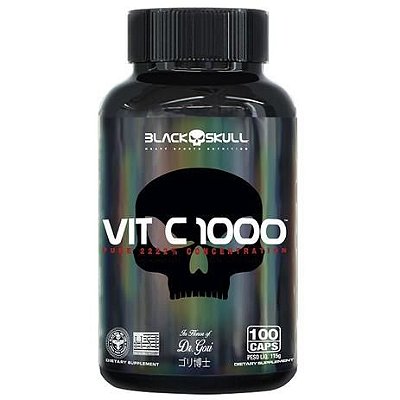 VITAMINA C C/100 CAPS - BLACK SKULL