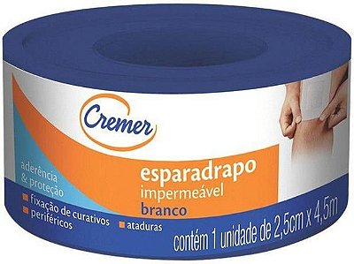 ESPARADRAPO CREMER IMPERMEAVEL2,5CMX4,5M - CREMER