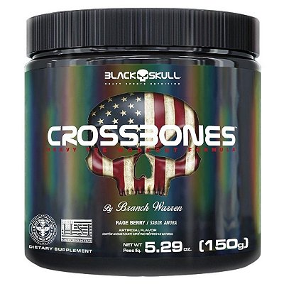 CROSSBONES RAGE BERRY C/150G - BLACK SKULL - VALIDADE: 31/08/2022