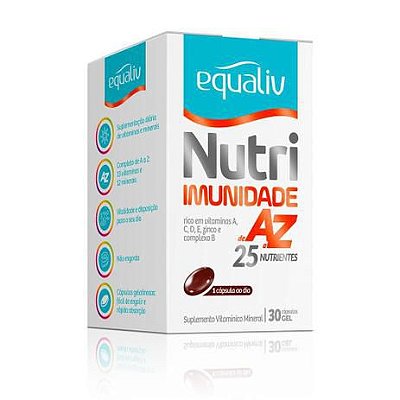 NUTRI IMUNIDADE AZ C/30 CAP - EQUALIV