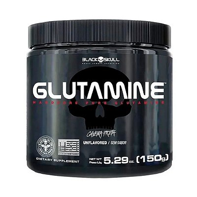 GLUTAMINE 150G CAVEIRA PRETA - BLACK SKULL