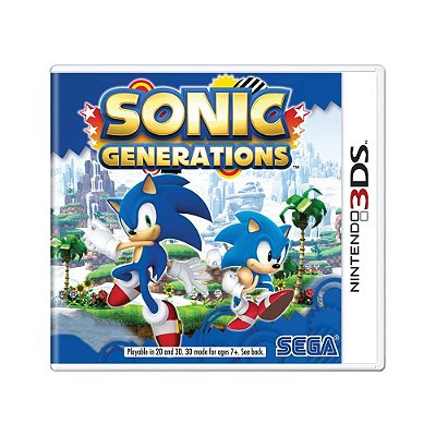 SONIC GENERATIONS 3DS USADO